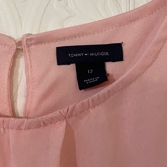 Tommy Hilfiger | Cold Shoulder | Blush Pink Dress | Size 12 - Picture 4 of 5